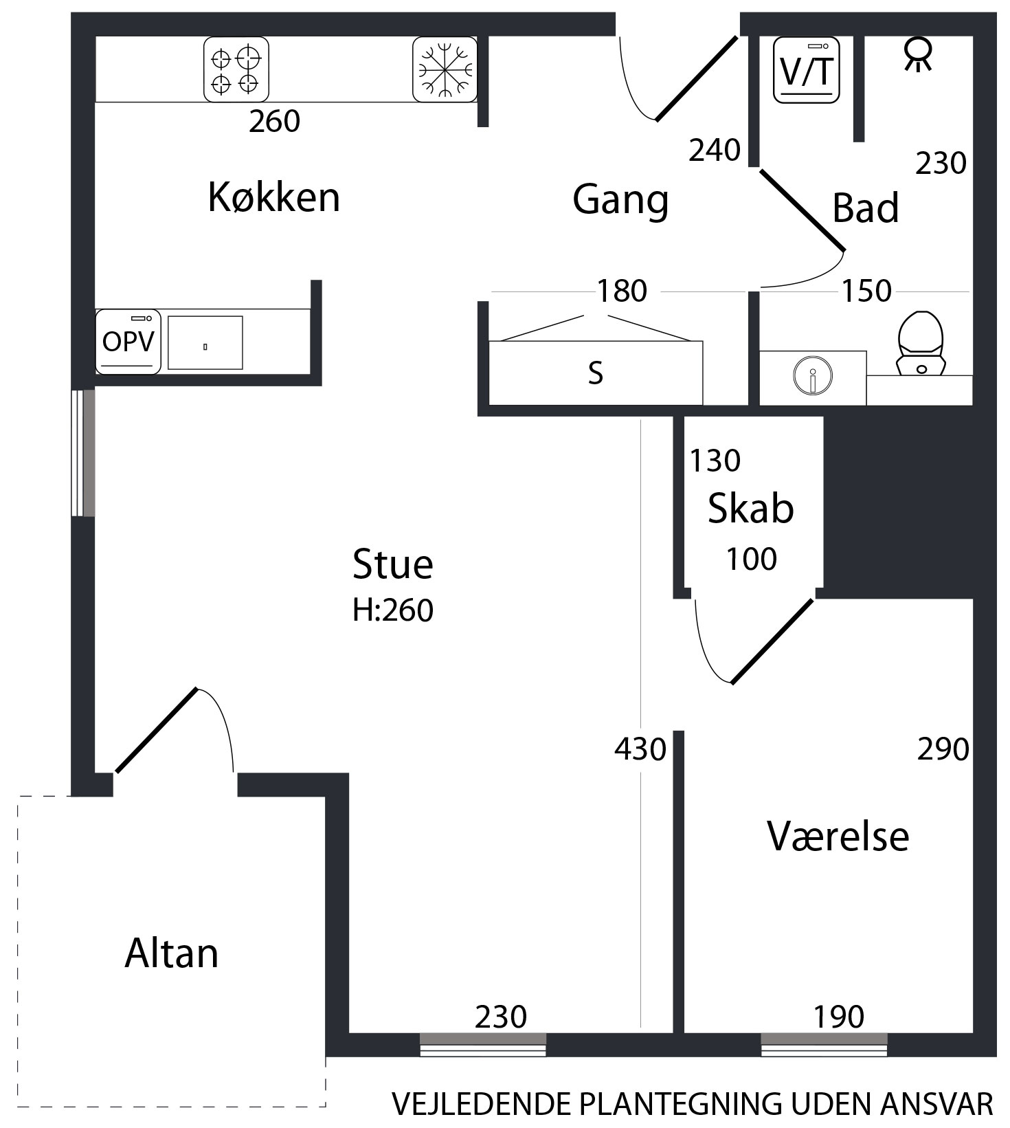 Plantegning – Type A