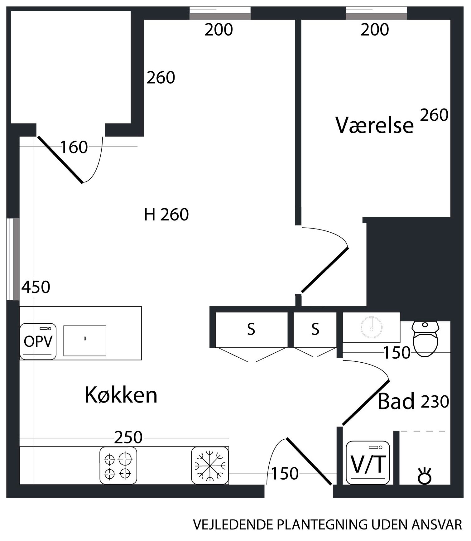 Plantegning – Type D